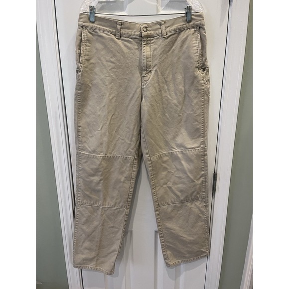 Patagonia Other - Patagonia Men's Double Knee Shop Pants 34x30 Organic Cotton Canvas 56337 Khaki